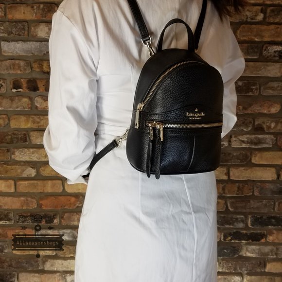 Kate spade MINI Karina Backpack Black VERY SMALL - Picture 8 of 11
